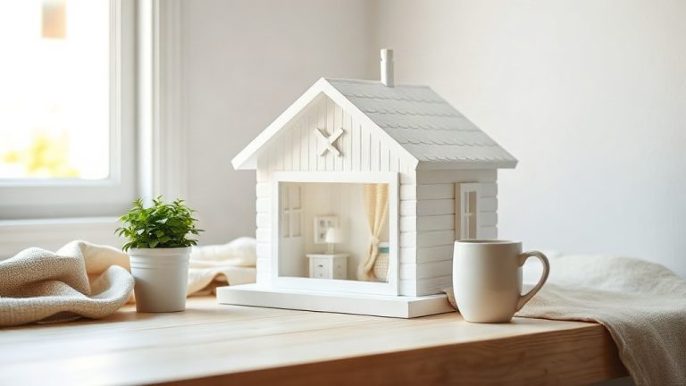 Minimalist Scandinavian Miniature Houses: Clean Lines, Timeless Calm