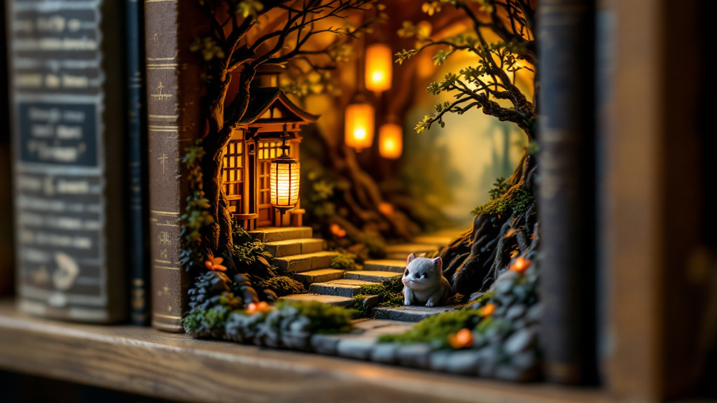 Studio Ghibli Inspired Book Nook: Build a Tiny Portal to Miyazaki's Worlds