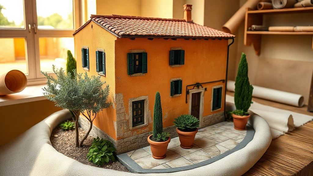 Building an Italian Tuscan Miniature Villa: Design, Materials & Community Inspiration